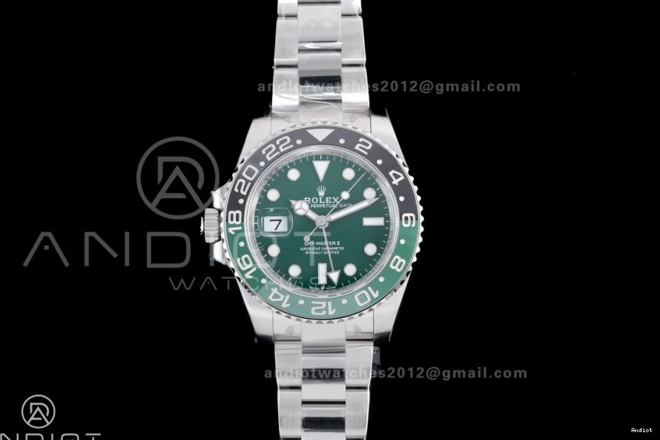 V3 Bracelet On Oyster 1:1 126729 II 904L VSF Sprite Green VTNR Edition SS Best Dial GMT-Master DD3285 0314